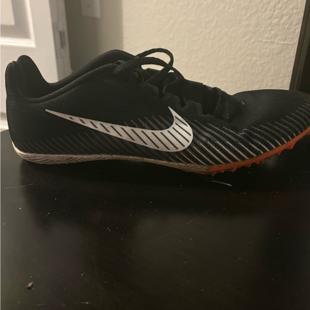 Nike Kids Black And Orange Sneakers